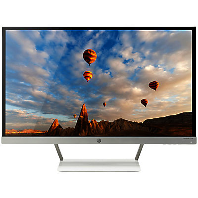 HP Pavilion 27xw TechniColour Certified IPS Full HD Monitor, 27, Piano White